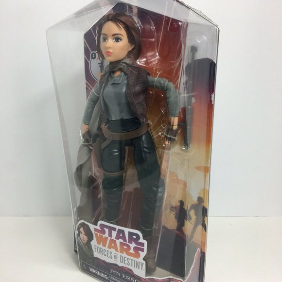 Star Wars Forces Of Destiny Jyn Erso 11" Doll Action Figure Baton Hasbro Disney - Picture 6 of 12